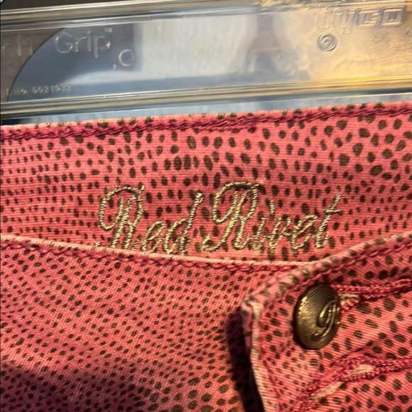 Red Rivet Women's Pink Jeans, Size 7 - Picture 2 of 5